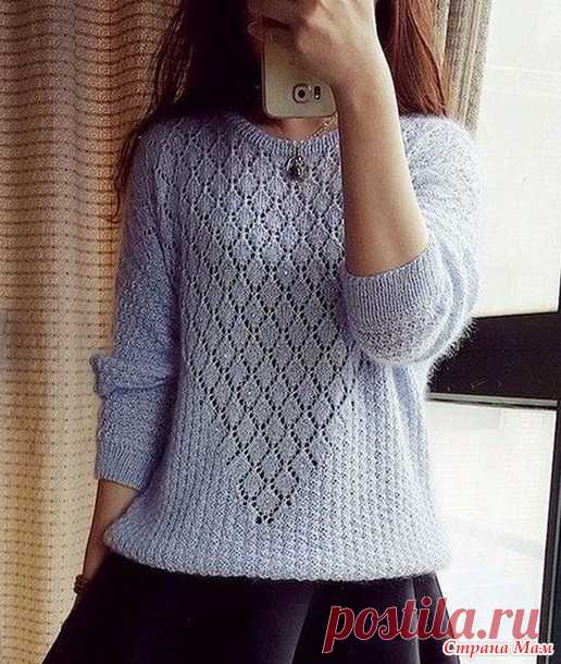 Ажурная кофточка. - ВЯЗАНАЯ МОДА+ ДЛЯ НЕМОДЕЛЬНЫХ ДАМ - Страна Мам