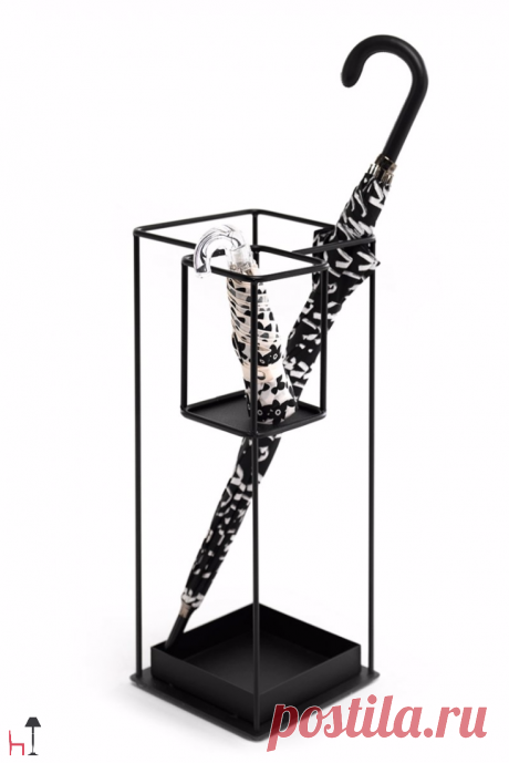 Duo by Mogg is an umbrella stand designed to effectively house both folding and traditional umbrellas.