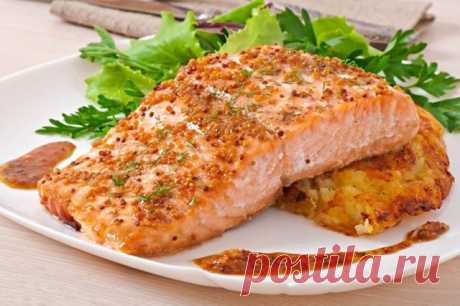 Сочный лосось с медом в духовке — Д а ч а