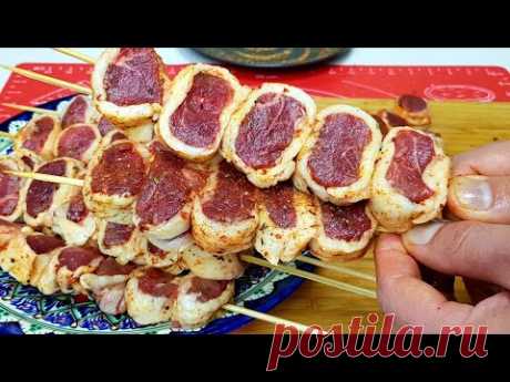 Шашлык В ДУХОВКЕ☆ МЯГКИЙ, СОЧНЫЙ. Не выходя из дома!Духовкада шашлик тайерланиши ☆