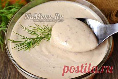 Постный майонез из белой фасоли, рецепт
