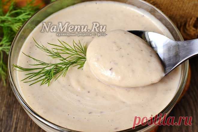 Постный майонез из белой фасоли, рецепт