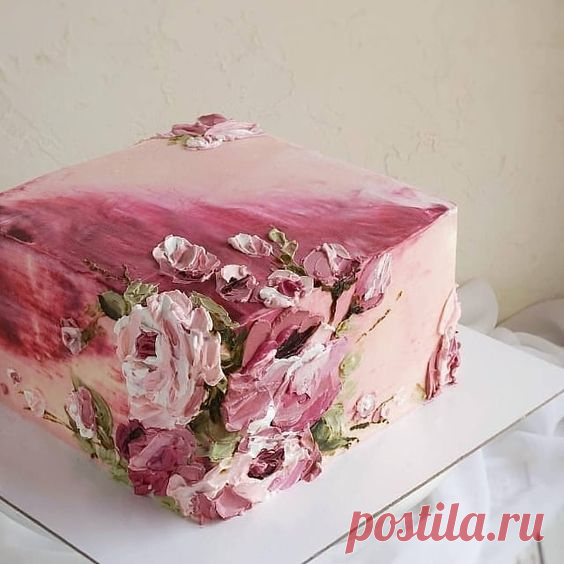 Рукоделие | идеи | вдохновение on Instagram: “❤ Оцените торт от 1 до 10😊 @clafoutis.rnd”