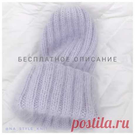 Пушистая шапочка, связанная резинкой
Материалы: ангора 80 ( китай) в 5 нитей; пух норки в 4 нити без всяких дополнительных
спицы 5 на леске 40 и на леске 80 для закрытия макушки.
На стандартный размер 56-58 набираем 80 п или 84 п ( более свободное облегание) + 1 п для соединения в круг.