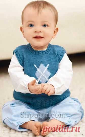 Безрукавка с мотивом 