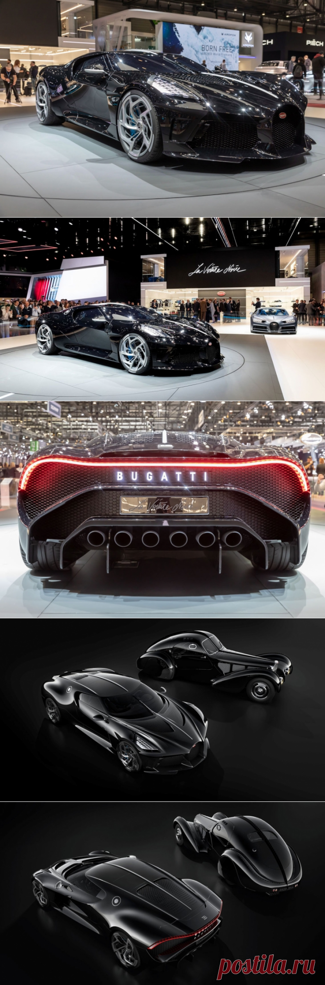 Единственный в своём роде суперкар Bugatti La Voiture Noire