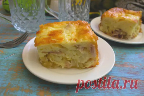 Заливной пирог Паштида с цветной капустой и вареным куриным мясом - Будет вкусно - Социальная сеть &quot;МТ.RU&quot;