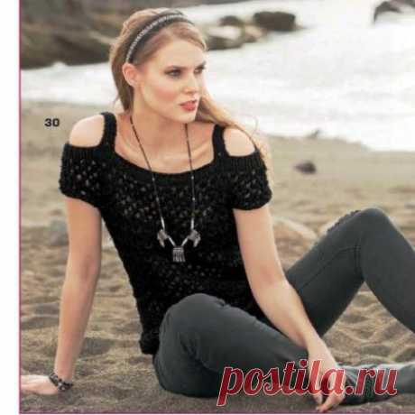 Топ с открытыми плечами