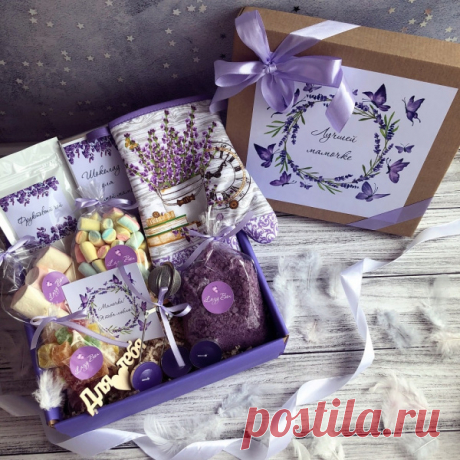 Подарочные боксы для девушки на день рождения - купить подарочный набор в коробке для женщин недорого в Москве