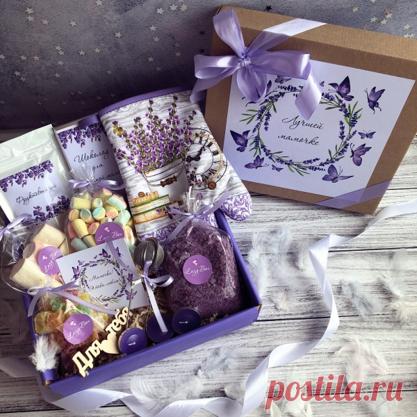 Подарочные боксы для девушки на день рождения - купить подарочный набор в коробке для женщин недорого в Москве