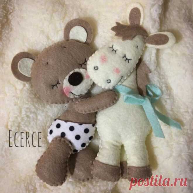 Игрушки из фетра. Идеи.