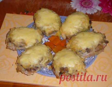 Очаровательная Свининка с киви, грибами и сыром
