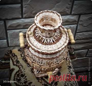 Торсион-папье или папье-вабоско из газет. Самые красивые работы в сети.