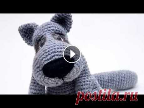 Амигуруми: схема Волка. Игрушки вязаные крючком! Free crochet patterns. Free crochet patterns. Бесплатная схема для вязания амигуруми: Серый Волк. Игрушки вязаные крючком! Как связать волка крючком. Free crochet amigurumi pattern! #amimore #амиг...