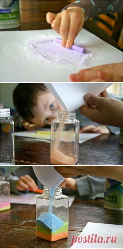 Как сделать цветной песок | Хорошая  ИДЕЯ