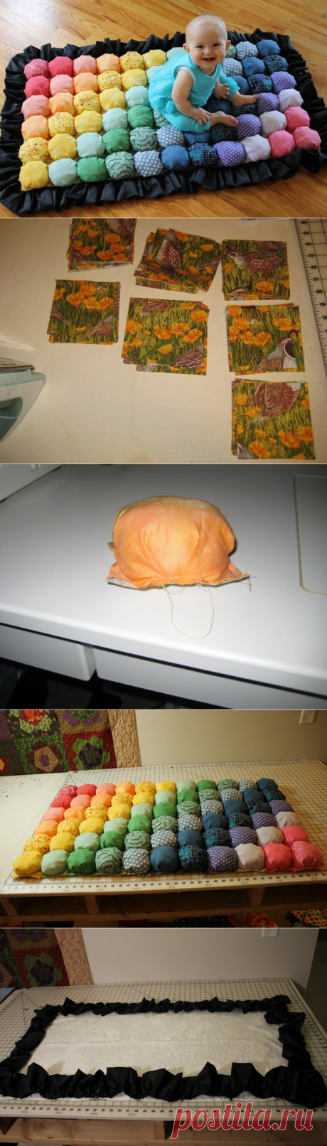 Потрясающее одеяло в технике Bubble Quilt. МК