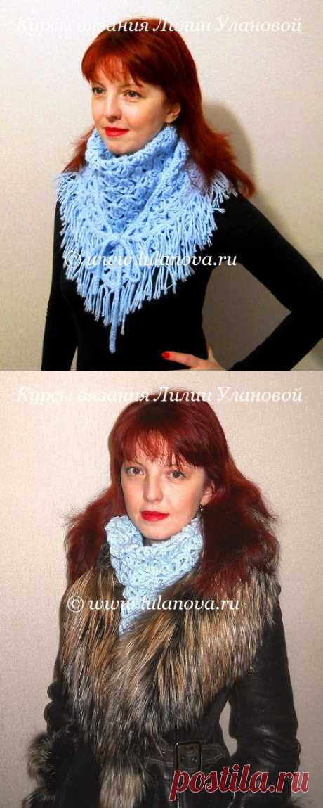 Шаль крючком