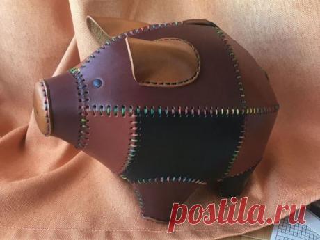 Как сшить свинью копилку из кожи | Журнал Ярмарки Мастеров