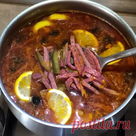 Солянка ( рецепт )