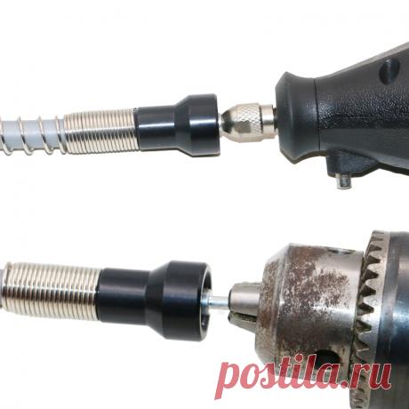 Универсальный 895 910 мм Алюминиевый Гибкий Гибкий Вал с Патрон 1/8 "(3.175 мм) Разъем Подходит все Электрический Шлифовальный Станок Роторный Инструмент купить на AliExpress