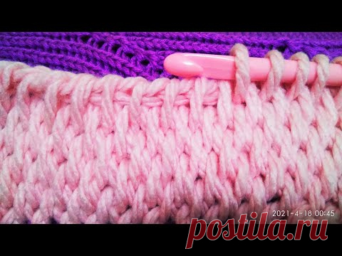 Очень простой и эффектный узор.