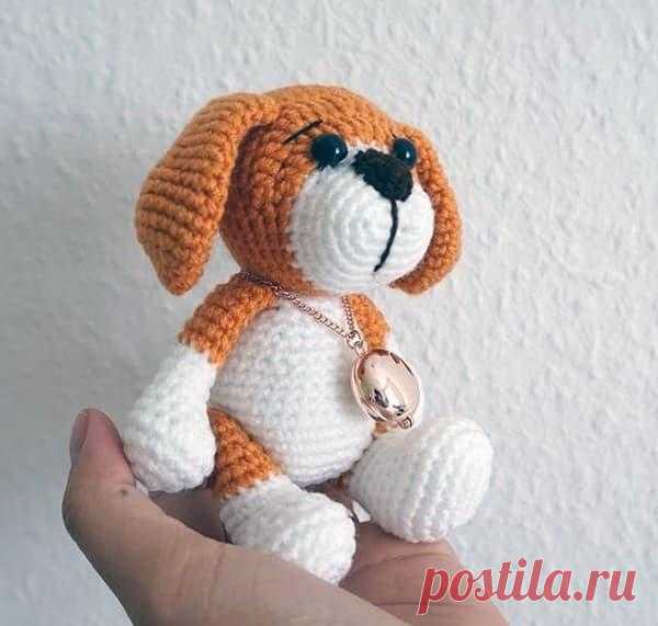 Маленький пёс крючком. Амигуруми схемы и описания. Автор: Suwannalovecraft | IRINELY.ART