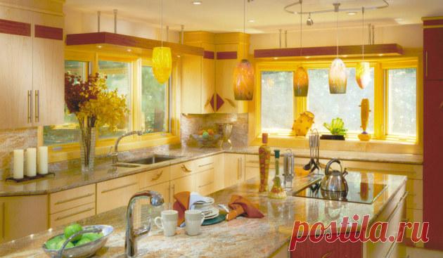 Кухня желтого цвета (фото): создаем стильный дизайн