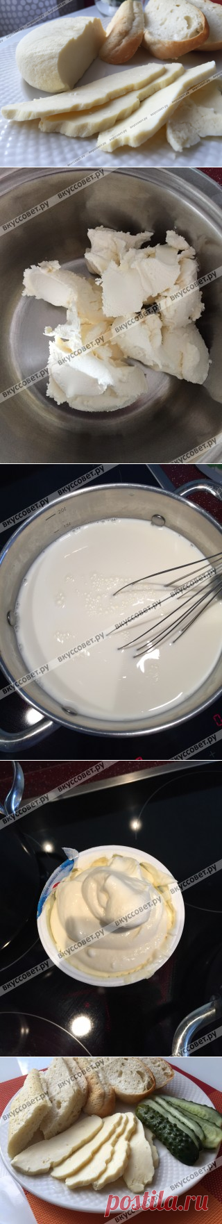 Домашний сыр из сметаны