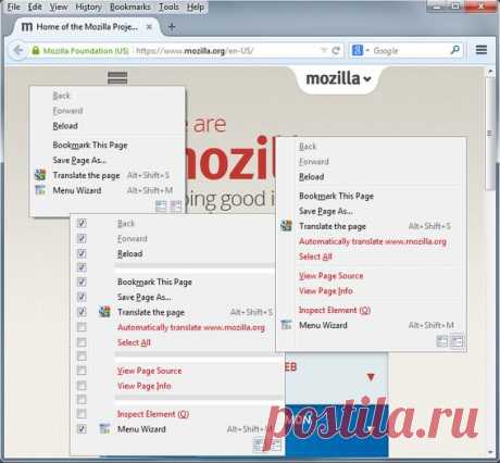 Menu Wizard :: Дополнения Firefox