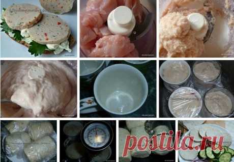 ДОМАШНЯЯ КУРИНАЯ КОЛБАСА В КРУЖКЕ