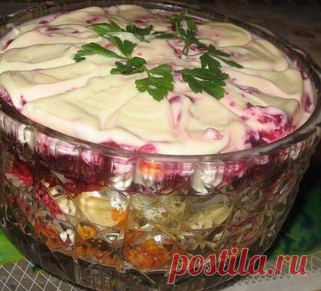 Салат &quot;Лакомка&quot; - лакомый и изысканный вкус