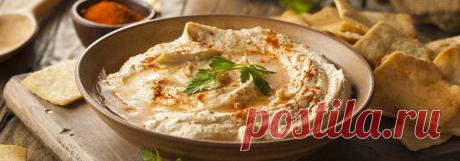 Домашний Хумус из нута • Рецепт В этом рецепте готовим домашний Хумус из консервированного нута - для быстроты. А если есть время и желание, то можно приготовить хумус и из сухого нута. Только предварительно его отварим до очень мягкого состояния.