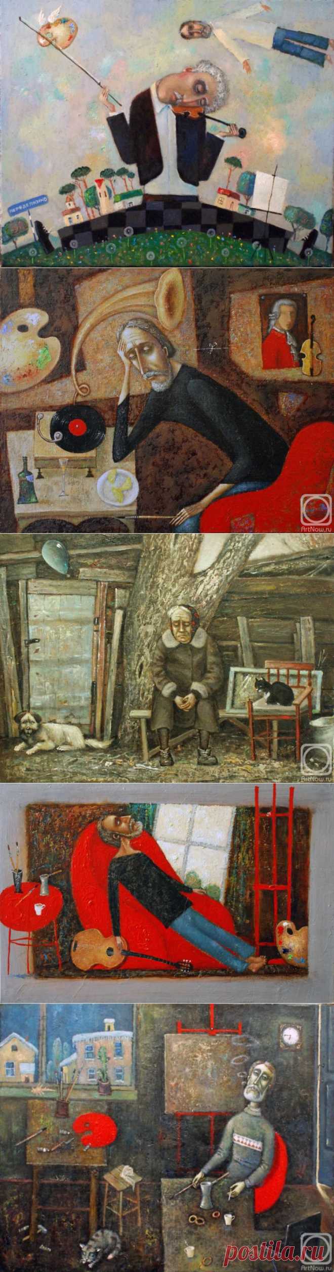 Александр Янин - художник, рисующий песни Окуджавы