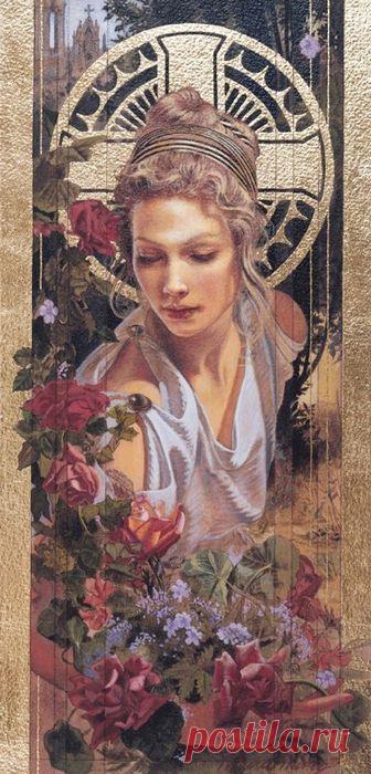 Не для земли ты создана... Художник Мануэль Нуньес / Manuel Nunez (р.1956).