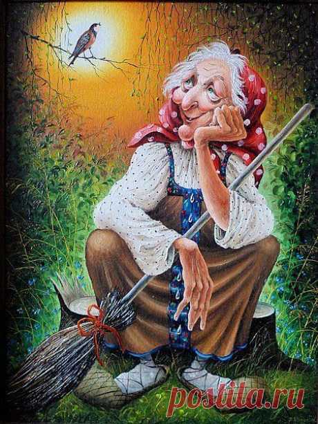 КАК-ТО БАБУШКА ЯГА ЗАМУЖ ЗАХОТЕЛА....