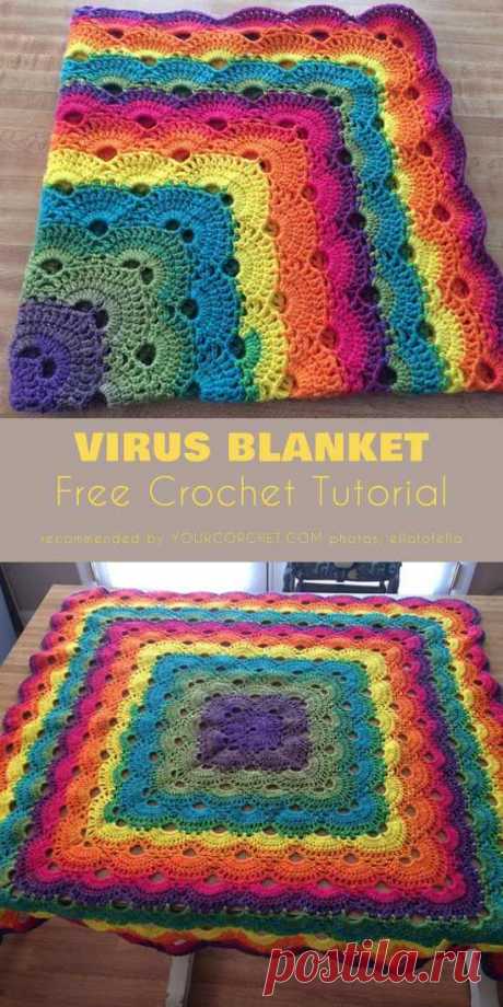 Virus Blanket Free Crochet Tutorial | Your Crochet