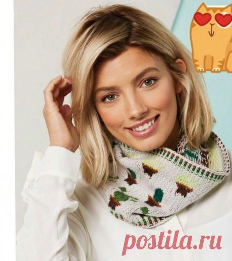 Как сделать снуд веселым? Выбрать интересный узор!