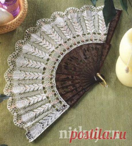Веер крючком » Ниткой - вязаные вещи для вашего дома, вязание крючком, вязание спицами, схемы вязания