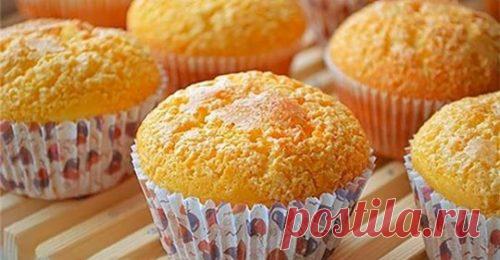 Вкуснейшие, нежные творожне кексики, которые моментально готовятся!