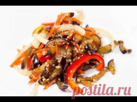 Баклажаны по-корейски \ Баклажаны по корейски быстрого приготовления