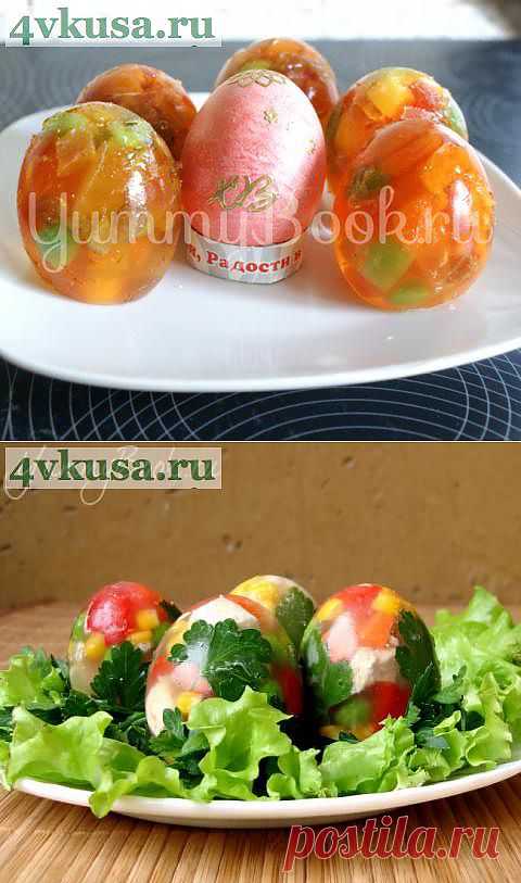 Пасхальное желе с цукатами | 4vkusa.ru