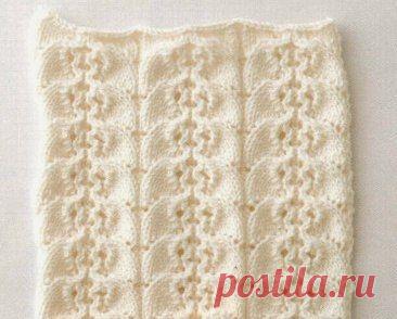 Уроки вязания для начинающих. Вязаный спицами узор со схемой | Домоводство для всей семьи