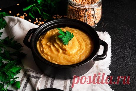 Пюре из красной чечевицы
Составит конкуренцию картофельному.