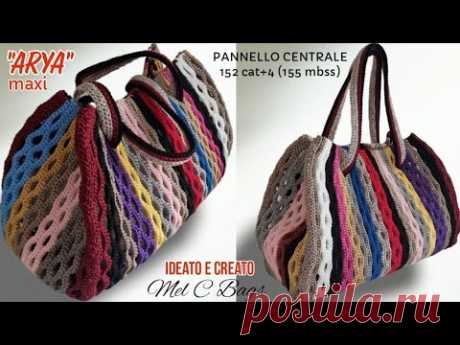 ZERO SPESA! "ARYA" Bag Multicolor - Ideato e Creato da @MelCbags 𝗘𝗥𝗥𝗔𝗧𝗔 𝗖𝗢𝗥𝗥𝗜𝗚𝗘 𝗜𝗟 𝗣𝗔𝗡𝗡𝗘𝗟𝗟𝗢 𝗖𝗘𝗡𝗧𝗥𝗔𝗟𝗘 𝗘̀' 𝗟𝗔𝗩𝗢𝗥𝗔𝗧𝗢 𝗖𝗢𝗡 152 𝗖𝗔𝗧𝗘𝗡𝗘𝗟𝗟𝗘 + 4 (156) 𝗦𝗜 𝗟𝗔𝗩𝗢𝗥𝗔𝗡𝗢 155 𝗠...