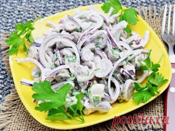Салат из куриных сердечек - пошаговый рецепт с фото на Повар.ру