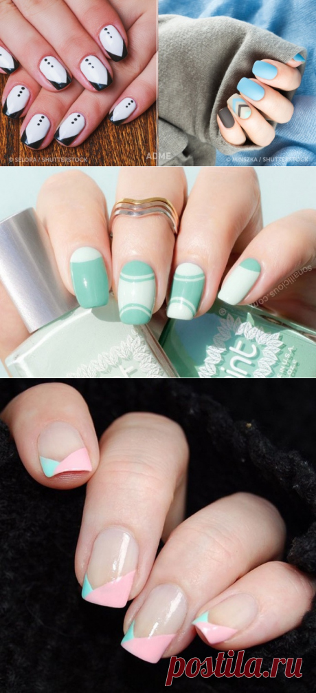 13 вариантов роскошного минималистичного маникюра