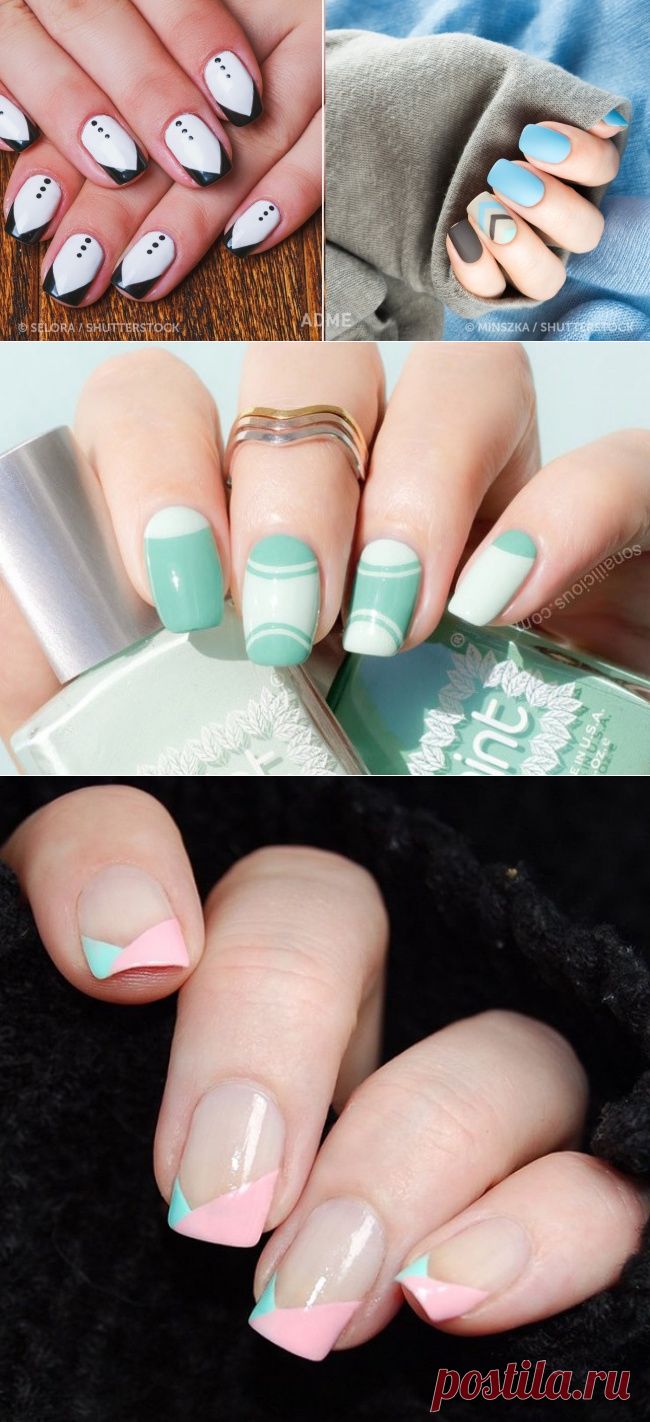 13 вариантов роскошного минималистичного маникюра