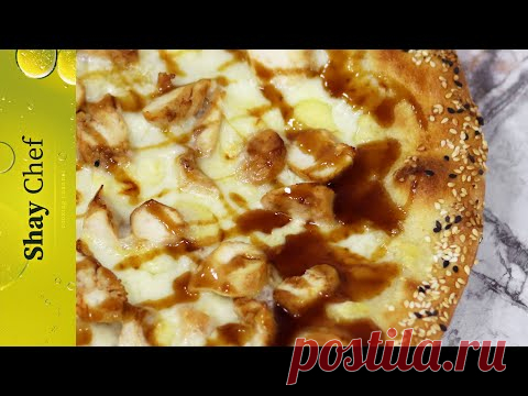 АЗИАТСКАЯ ПИЦЦА С КУРИЦЕЙ ТЕРИЯКИ и ИТАЛЬЯНСКАЯ С САЛЯМИ И ГРИБАМИ / 2 вкусных рецепта /как в Италии