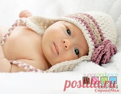 Записки по вязанию. №1 Шапочка с закрытыми ушками - Страна Мам