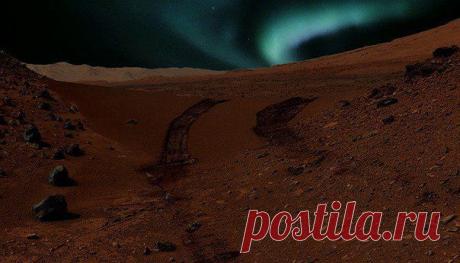 Свечение атмосферы на Марсе оказалось мле / Интересный космос